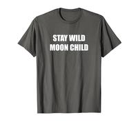 Stay Wild Moon Child T-Shirt, Homme, Asphalte, XXL