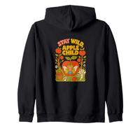 Stay Wild Pomme Enfant Automne Orchard Harvest Core Esthétique Sweat à Capuche