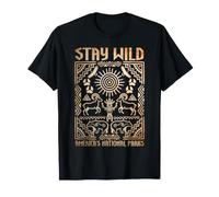Stay Wild : randonnées et Camping dans Les Parcs nationaux T-Shirt