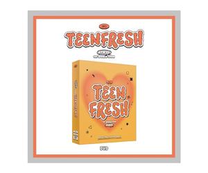 STAYC 1st World Tour TEENFRESH DVD Version Box+Folded poster on pack+Disc+Photobook+Digipack+Teenfresh diary+Photocard+Tracking Sealed