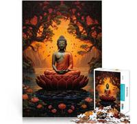 Staycation Tuer Le Temps Art du Bouddha Puzzle 2000 pièces pour Adolescents 70x100cm Renforcer l'amour Entre Les Couples à partir de 14 Ans