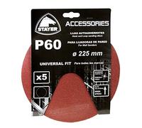 Stayer 12.467 Lot de 5 ponceuses professionnelles à grain 60 pour les modèles LP700/710E/1000