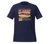 Staying Classic 99 Race Against Time Vintage Retro Cars T-shirt unisexe adulte, bleu marine, XS