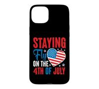 Staying Fly on The 4th of July Toddler Happy 4th of July Coque pour iPhone 15 Plus