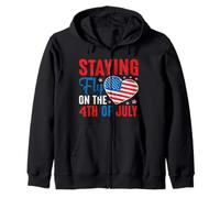 Staying Fly on The 4th of July Toddler Happy 4th of July Sweat à Capuche
