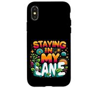 Staying in My Lane Objectifs de Croissance Motivation |- Coque pour iPhone X/XS