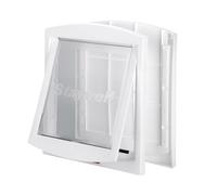 Staywell 740, porte/en blanc, pour chiens de moyenne chien Rabat