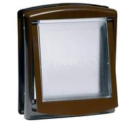 Staywell Porte + Panneau De Verrouillage Pour Petit Chien - Chat - Marron