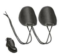 StaZamor 1 Paire de Protections métatarsiennes en Cuir pour Bottes de Travail avec Sangles d'attache, Couvre-Chaussures sécurité pour Chaussures soudage, Protection pour Usage industr