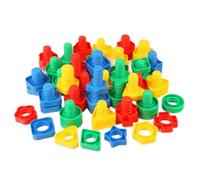 StaZamor & Bolts Ensemble de Jouets de tri des Couleurs pour Enfants 3 Ans et Plus, Jouet Construction bâtiments à vis d'apprentissage éducatif, développement la motricité Fine, activité prés