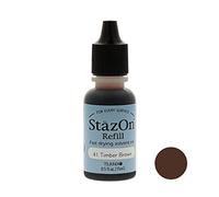 StazOn Encre Tsukineko re-Inker, Bois Marron