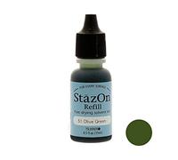 StazOn Encre Tsukineko re-Inker, Vert Olive
