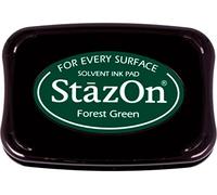 Stazon Tsukineko Tampon Encreur, Vert, Taille Unique
