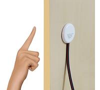 STBTECH Interrupteur tactile variateur à LED 12 V, DC 3,7-24 V 3 A Pour barre lumineuse LED Smart Home, Pénètre le bois, le verre, etc. Montage caché Pas de trous nécessaires (blanc)