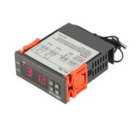 STC-1000 10A AC/DC 12V 24V 110V 220V Deux Relais Sortie Thermostat Contrôleur de Température Numérique -50~99C Capteur 1m pour Incubateur (DC 12V)