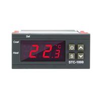 STC-1000 12 V 24 V 220 V régulateur de température numérique for incubateur relais LED 10A chauffage refroidissement thermorégulateur Thermostat(110V-220V)