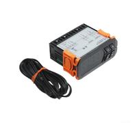 STC-1000HX Thermostat numérique Régulateur de température avec écran LCD IP65 étanche pour aquarium Élevage de poissons Couveuse Chauffage Refroidissement Automatique -50 à 120 degrés pour Celsius 220