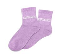 STC Chaussettes Captivante Parme Pailletées