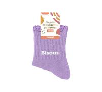 STC Chaussettes paillettes enfant bisous 6-10ans fille