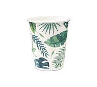 STC - 6 GOBELETS Carton Exotique Party 25CL Vert