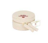 STC - Boite À Bijoux Toile Jolie Maman 10X4CM Beige