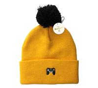 STC Bonnet Pompon Brode Manette Jeu Video