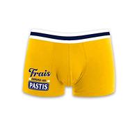 stc Boxer Homme Frais comme Un Pastis Taille XL Jaune 46 Grande taille
