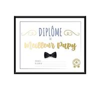 STC Cadre DIPL?ME Meilleur Papy 20.5X25.5CM