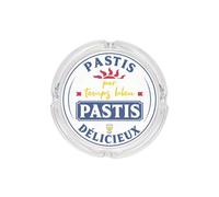 STC, Cendrier en verre - Pastis... Délicieux