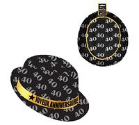 STC Chapeau anniv noir 40 aine/