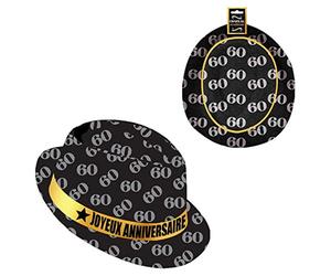 STC Chapeau anniv noir 60 aine/