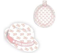 STC -Chapeau Anniversaire 20 aine - Blanc Multicolore G