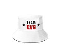 STC - CHAPEAU BOB POLYESTER BLANC ÉQUIPE MARIÉ EVG