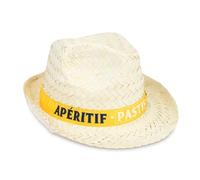 Chapeau de paille - Apéro - Pastis - Déguisement - Soirée - Festival - Humour