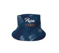 STC - Chapeau Seau BOB Coton Bleu Papa Ours Adulte