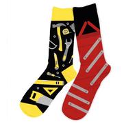 STC Chaussettes Coton Passion Bricolage Homme Noir Taille unique 39-45 2 paires