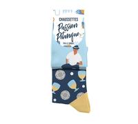STC Chaussettes Coton Passion PÉTANQUE Homme Multicolore Taille Unique (39-45)