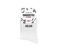 STC, Chaussettes homme blanches - Râleur (39-45)