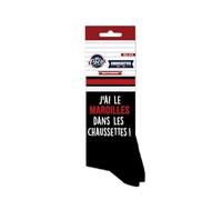 STC Paire de Chaussettes Humour Mon Coco - J'ai le Maroille dans les Chaussettes !
