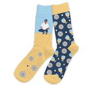 STC - Chaussettes Coton Passion PÉTANQUE Homme, Multicolore, One Size (39-45), 2 Paires