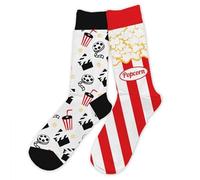 STC Chaussettes Humoristiques Plats et Boissons Mythiques - Ciné/Popcorn