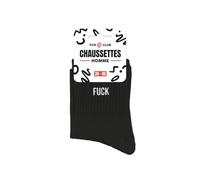STC, Chaussettes homme noires - Fuck (39-45)