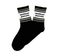 STC, Chaussettes homme - Meilleur Parrain (taille unique 39-45)