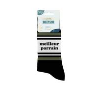 STC, Chaussettes homme - Meilleur Parrain (taille unique 39-45)