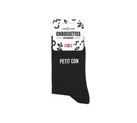 STC, Chaussettes homme noires - Petit Con (39-45)
