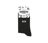 STC, Chaussettes homme noires - Relou (39-45)