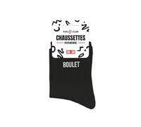 STC Chaussettes homme Boulet noires Taille 39-45