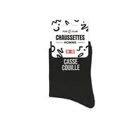 STC Chaussettes noires casse couilles homme