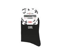 STC Chaussettes Cool pour homme noires (39-45)