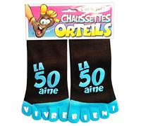 STC Chaussettes orteils 50 ans noir/bleu